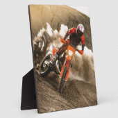Plaque Photo Motocross Rider (Côté)
