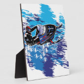 Plaque Photo Motoneige cool (Côté)