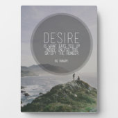 Plaque Photo Mots Motivationnels - Faim (Devant)