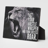 Plaque Photo Mots Motivationnels - Hustère et succès (Côté)