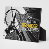 Plaque Photo Mots Motivationnels - Ne Demandez Pas De Fardeau P (Côté)