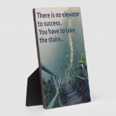 Plaque Photo Mots Motivationnels - Pas D'Ascenseur Pour Réussir (Côté)
