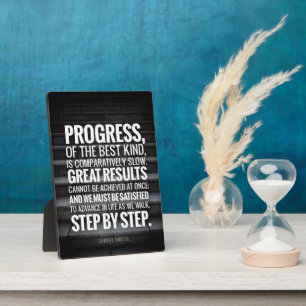 Plaque Photo Mots Motivationnels - Progrès