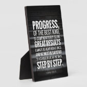 Plaque Photo Mots Motivationnels - Progrès (Côté)