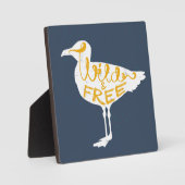 Plaque Photo Mouette | Sauvage Et Libre (Recto)