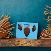 Plaque Photo Moule amusante travaillant sur l'illustration de d (Côté)