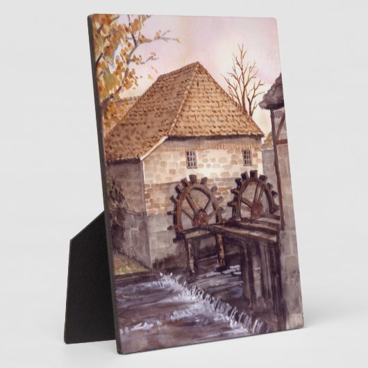 Plaque Photo Moulin d'eau Oostendorper Molen par Farida Greenfi (Côté)