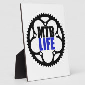 Plaque Photo Mountain Bike Life (Côté)