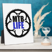 Plaque Photo Mountain Bike Life (Côté)