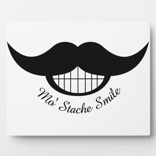 Plaque Photo Moustache (Devant)
