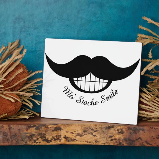 Plaque Photo Moustache (Côté)