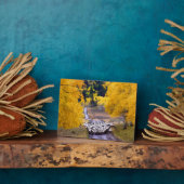 Plaque Photo Mouton sur Country Road (Côté)