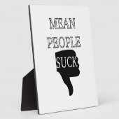 Plaque Photo Moyenne Des Gens Suck (Côté)