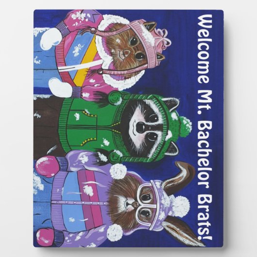 Plaque Photo Mt. Bachelor Brats (Devant)