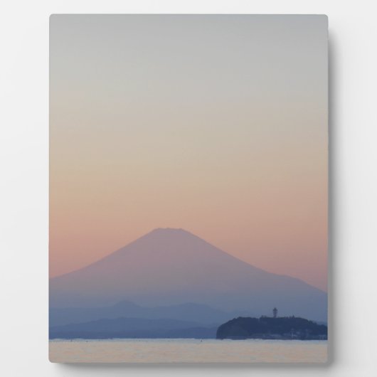 Plaque Photo Mt Fuji Sunset (Devant)