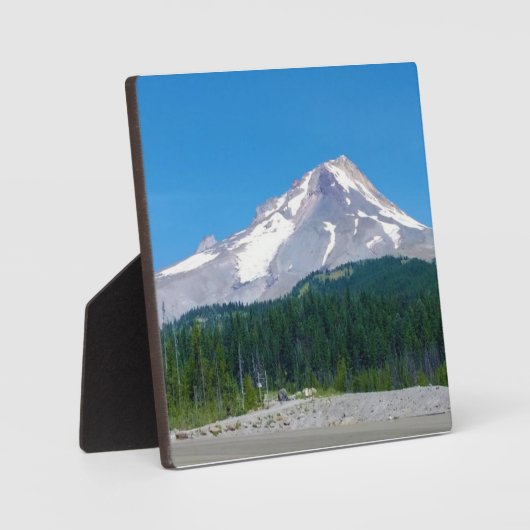 Plaque Photo Mt Hood en été, Oregon (Recto)