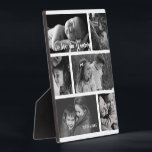 Plaque Photo Mummy 6 Photo Collage<br><div class="desc">Wrap Mum in love with a photo plaque that displays six cherished images and includes the message 'we love you mummy' personalized with your names. Create a beautiful keepsake.</div>