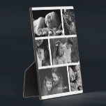 Plaque Photo Mummy 6 Photo Collage<br><div class="desc">Wrap Mum in love with a photo plaque that displays six cherished images and includes the message 'we love you mummy' personalized with your names. Create a beautiful keepsake.</div>