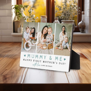 Plaque Photo 'Mummy & Me' 1er jour de la fête des Mères 3 x Col