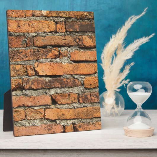 Plaque Photo Mur en briques antique (Côté)