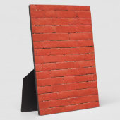 Plaque Photo Mur rouge orange (Côté)