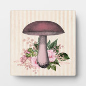 Plaque Photo Mushroom et compilation florale (Devant)