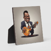 Plaque Photo musiciens de jazz (Recto)