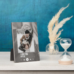 Plaque Photo Musique Chanson Artiste Couple Photo