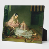 Plaque Photo Muslim Lady Recrows, 1789 (huile sur toile) (Côté)