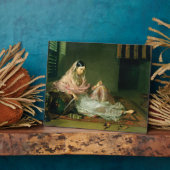 Plaque Photo Muslim Lady Recrows, 1789 (huile sur toile) (Côté)