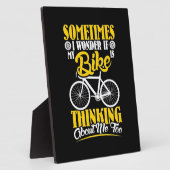 Plaque Photo My Bike Thinking About (Côté)