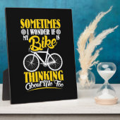 Plaque Photo My Bike Thinking About (Côté)
