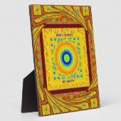 Plaque Photo Mystic African Eye Wall Art : A Cyan Regard (Côté)