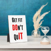 Plaque Photo N'abandonnez pas FAIRE Citer la sagesse (Côté)