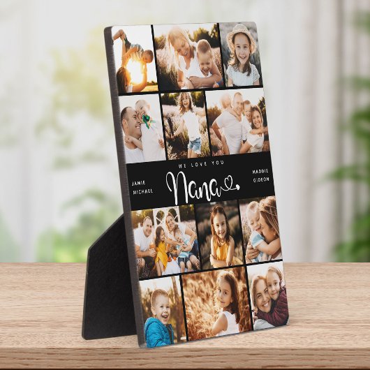 Plaque Photo Nana We Lots Hearts do-it-yourself Modern Photo Co