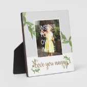 Plaque Photo Nanny grand-mère amour (Recto)