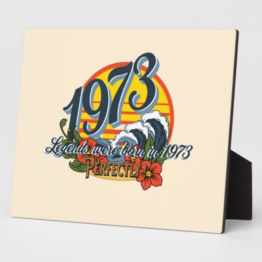 Plaque Photo Né en 1973 (Côté)