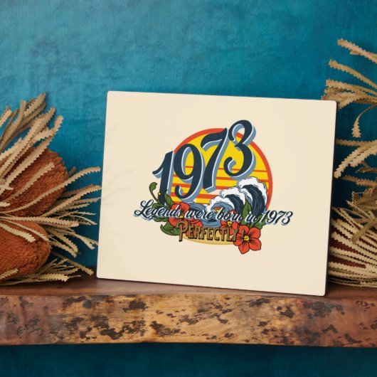 Plaque Photo Né en 1973 (Côté)