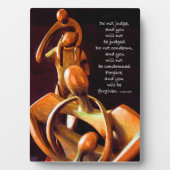 Plaque Photo Ne Pas Juger Les Autres (Devant)