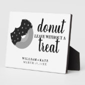 Plaque Photo Ne Pas Partir Sans Traiter Mariage Faveur Signer (Côté)