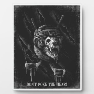 Plaque Photo Ne pique pas l'ours