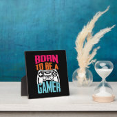 Plaque Photo Né Pour Être Un Joueur - Jeu (Insitu)