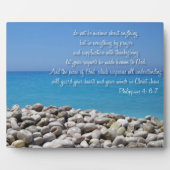 Plaque Photo Ne vous inquiétez pas pour rien (Devant)