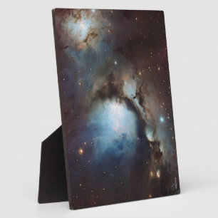 Plaque Photo Nébuleuse Orion Astronomie bleu marron beige ciel