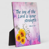 Plaque Photo Néhémie 8:10 (Côté)