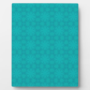 Plaque Photo Neige de Noël Turquoise