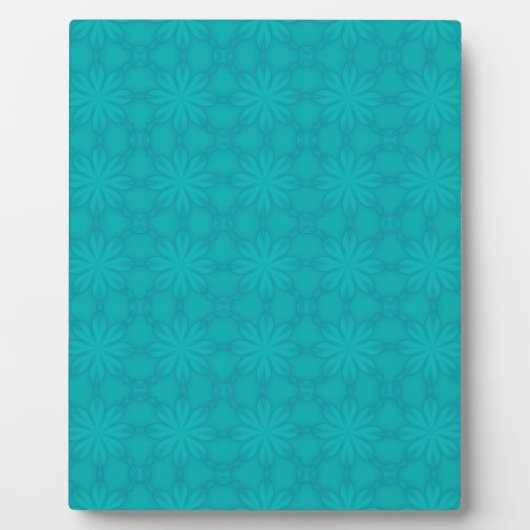 Plaque Photo Neige de Noël Turquoise (Devant)