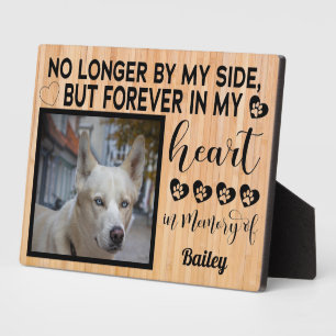Plaque Photo N'est plus à mes côtés, mémorial pour chien – Phot