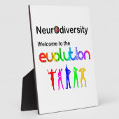 Plaque Photo Neurodiversity Welcome (Côté)