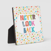 Plaque Photo Never Look (Recto)